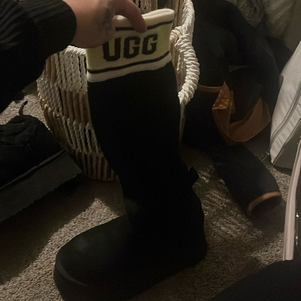 Long cloth boots